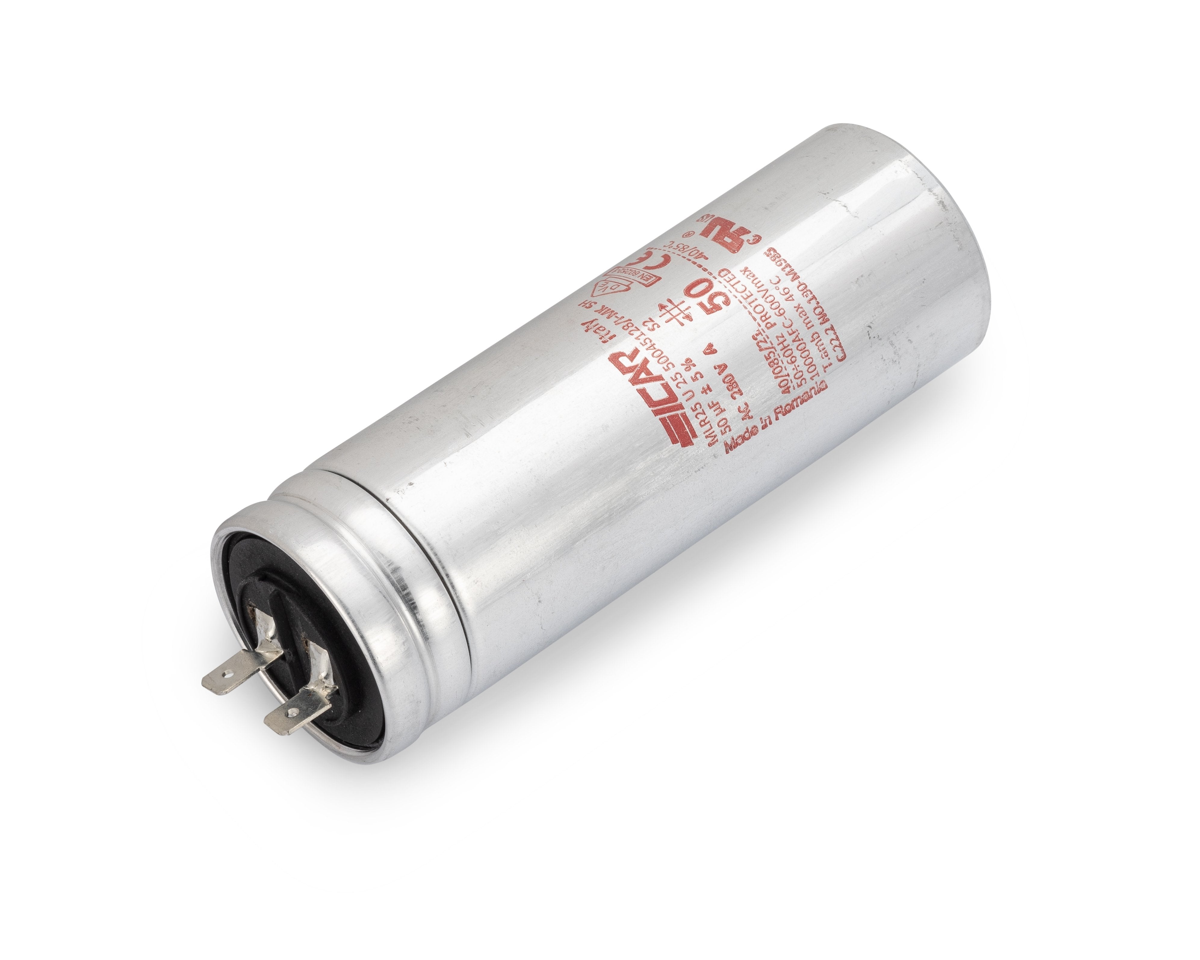 K30/EK43 run capacitor 50 µF / 250 V ICAR-MKP