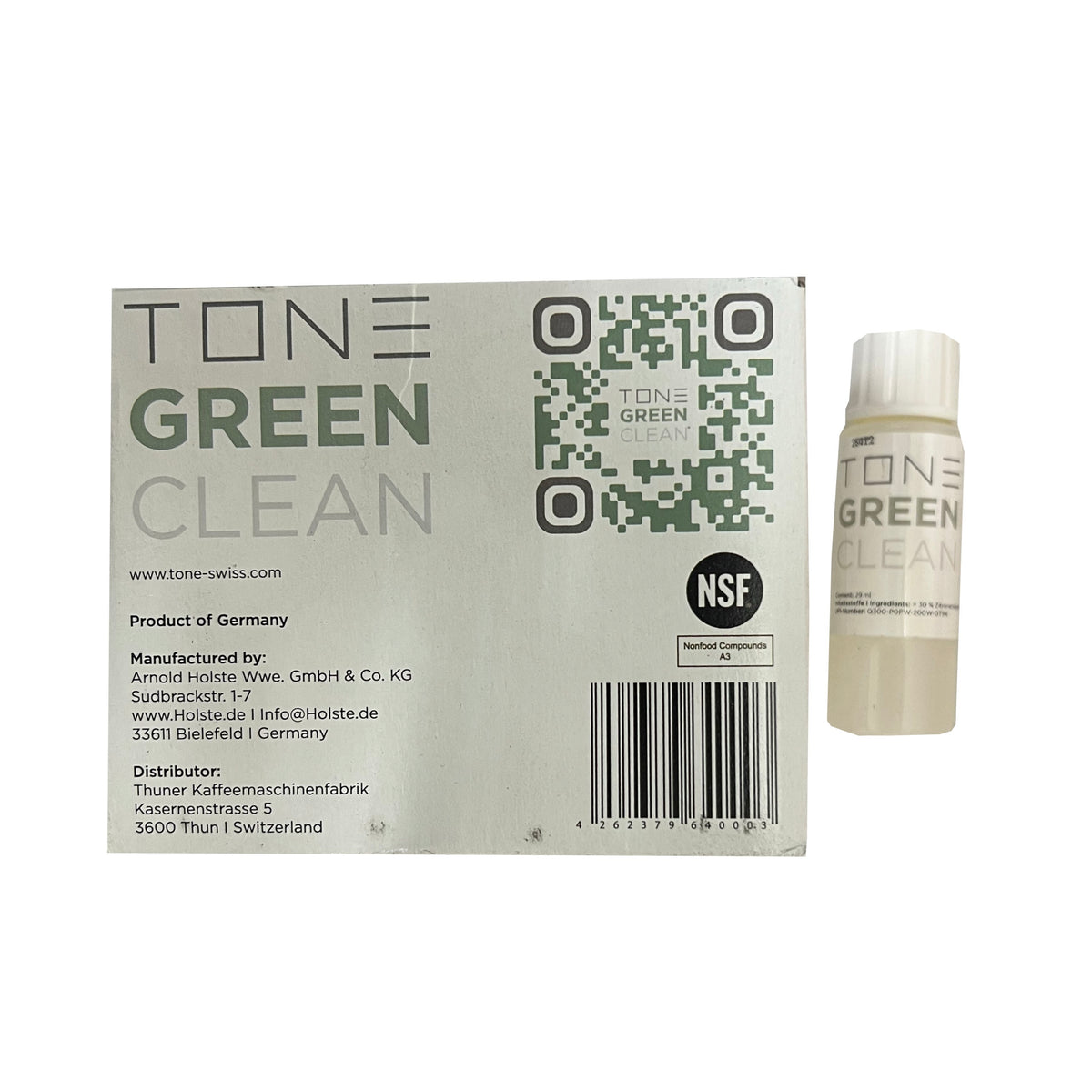 TONE Green Clean (12 bottles per case) GH Grinding & Brewing Solutions